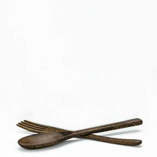 Load image into Gallery viewer, Ebony Wood Cutlery