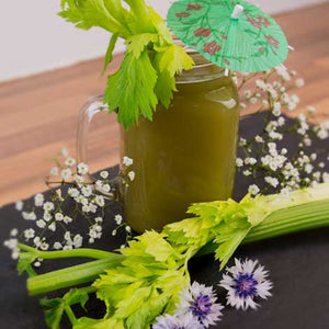 Celery juice: cold pressed juice 